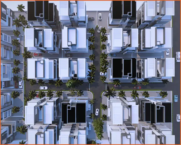 Master 3D Estate Layout